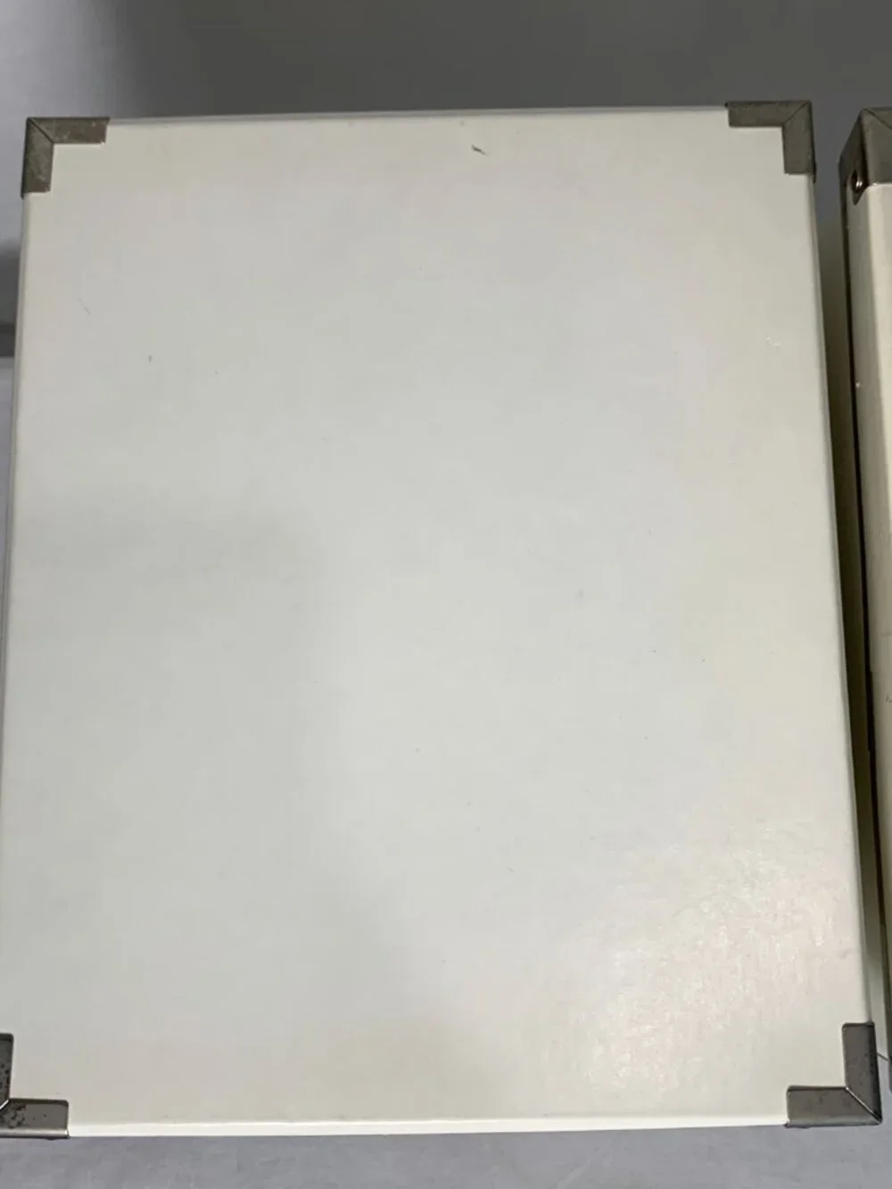 Set of 2 IKEA KVARNVIK Medium White Closet Storage Boxes Desktop